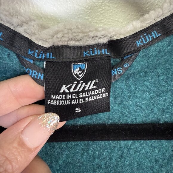 Kuhl Vest Womens Full Zip Hoodie Jacket Sleeveless Alfpaca Fleece Small Gorpcore - Picture 7 of 13